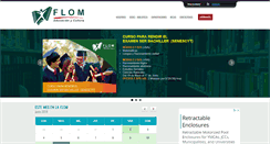 Desktop Screenshot of flom.org.ec